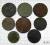 Zestaw monet Pfennig - wykopki