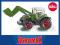 SIKU 1981 model ciągnik Fendt z ładowaczem 1:50