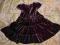 Śliwkowa sukieneczka 3-6 M na święta Mothercare