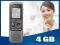 SONY DYKTAFON ICD-PX240 RECORDER PAMIĘĆ MP3 4GB