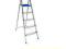 DRABINY Drabina alu domowa DRABEX 1105 6 stopni
