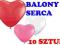 BALON BALONY SERCE SERCA GEMAR WALENTYNKI 10 SZT