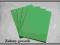 Papier kolorowy 100 ark A4 zielony groszek