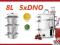 SOKOWNIK 8L INDUKCJA stal sokowirówka 3w1 5 x DNO