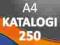 Katalogi A4 250 20 str katalog broszury foldery