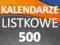 Kalendarzyki listkowe 500 szt + DARMOWA WYSYŁKA