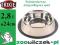 Trixie MISKA metalowa NA GUMIE 2,8l/24cm
