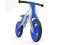 Drewniany rowerek biegowy KING niebieski dziecka