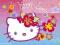 Hello Kitty Kwiatki - plakat