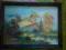 OBRAZ AKRYLOWY Z RAMĄ AKRYL PEJZAŻ 76x56 DUŻY