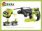 RYOBI CRH 1801M Młotowiertarka aku 18V one+ 2x4Ah