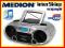 BOOMBOX  KOMBAJN MEDION RADIO CD MP3 USB KASETA !