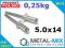 5x14 NITY ZRYWALNE ALUMINIOWE 0,25kg (ok.88szt)