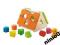 Sorter Kształtów Domek z Kaczuszką Klocki Gwiazdka