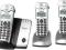 Telefon bezprzewodowy 3 słuchawki, intercom