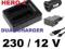 Ładowarka 230 12V na 2 baterie GoPro 4 AHDBT-401