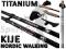 KIJE NORDIC WALKING TITANIUM 120 CM SUPER LEKKIE!