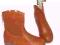 *A63*CUDNE botki ażurowe brąz 35 /22,7 cm ŚLICZNE