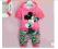 Uroczy dres dziewczęcy Minnie 6-9m 74cm