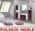 Łazienka LUPO 3 fiolet połysk POLSKIE MEBLE