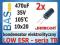 JAMICON 470uF 35V seria TB 10x20 LOW ESR _ 2szt