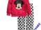 NOWA WELUROWA PIŻAMKA MINNIE H&amp;M 122/128