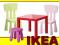 18 mammut zest IKEA 2x krzesełko stolik stołeczek