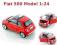 Welly FIAT 500 2007  1:24  Figurka Modele Aut Auta