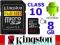 KINGSTON KARTA PAMIECI 8GB MICRO SD class 10 UHS-1