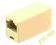 *ADAPTER ŁĄCZNIK WTYKU RJ45 8P8C GOLD PLATED