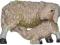 Dodatki do szopki: Owca z barankiem do fig. 7-10cm