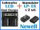 2x Akumulator Newell LP-E6 + ładowarka LCD DUAL