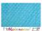 Tkanina MINKY TURQUOISE 76x50cm # F 3535