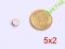 MAGNES NEODYMOWY 5x2 MAGNESY 10sztuk 0,17zł/szt