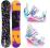 Nowy Snowboard Raven Grid Black 144cm + wiązania