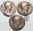 Rzym Hadrian 117-138 AR-denar lot 3 szt st. 4/3-