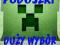 MINECRAFT Poduszka + napis  GRATIS!