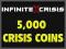 INFINITE CRISIS 5000 CRISIS COINS MONET BONUS KEY