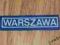 Naszywka Warszawa