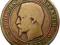 FRANCJA 10 CENTIMES 1855 ROK NAPOLEON III