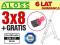 DRABINY drabina aluminiowa 3x8 ALOSS - 6,45m HIT!