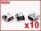 10X GNIAZDO MINI USB TYP C GPS BLOW MANTA LARK MIO