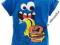 T-SHIRT NIEBIESKI HAMBURGER Z NIEMIEC 122