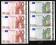 Zestaw 2x3 szt.nierozciętych banknotów Euro 5 i 10