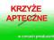 Krzyż apteczny -wyświetlacz dwustronny 80x80 K3