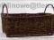OSŁONKA WIKLINOWA skrzynka balkonowa doniczka 45cm