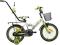 ROWER BMX 12 WHITE/GREEN MBIKE TYLKO U NAS GRATISY