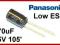 470uF 35V 105' Low ESR Panasonic FR [2szt] #X22B-3