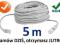 5M KABEL SIECIOWY UTP RJ45 CAT5E ETHERNET LAN w24