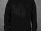 Bluza z kapturem HUF FELT ZIP BLACK czarna M